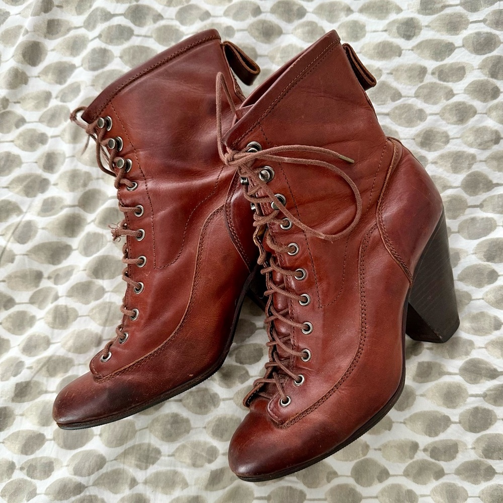 Rag & Bone cognac boots size 37 7